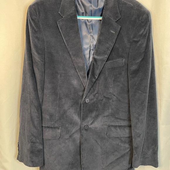 Meeting‎ Street Vintage Double-Button Cotton Corduroy Sport Coat - Picture 1 of 6